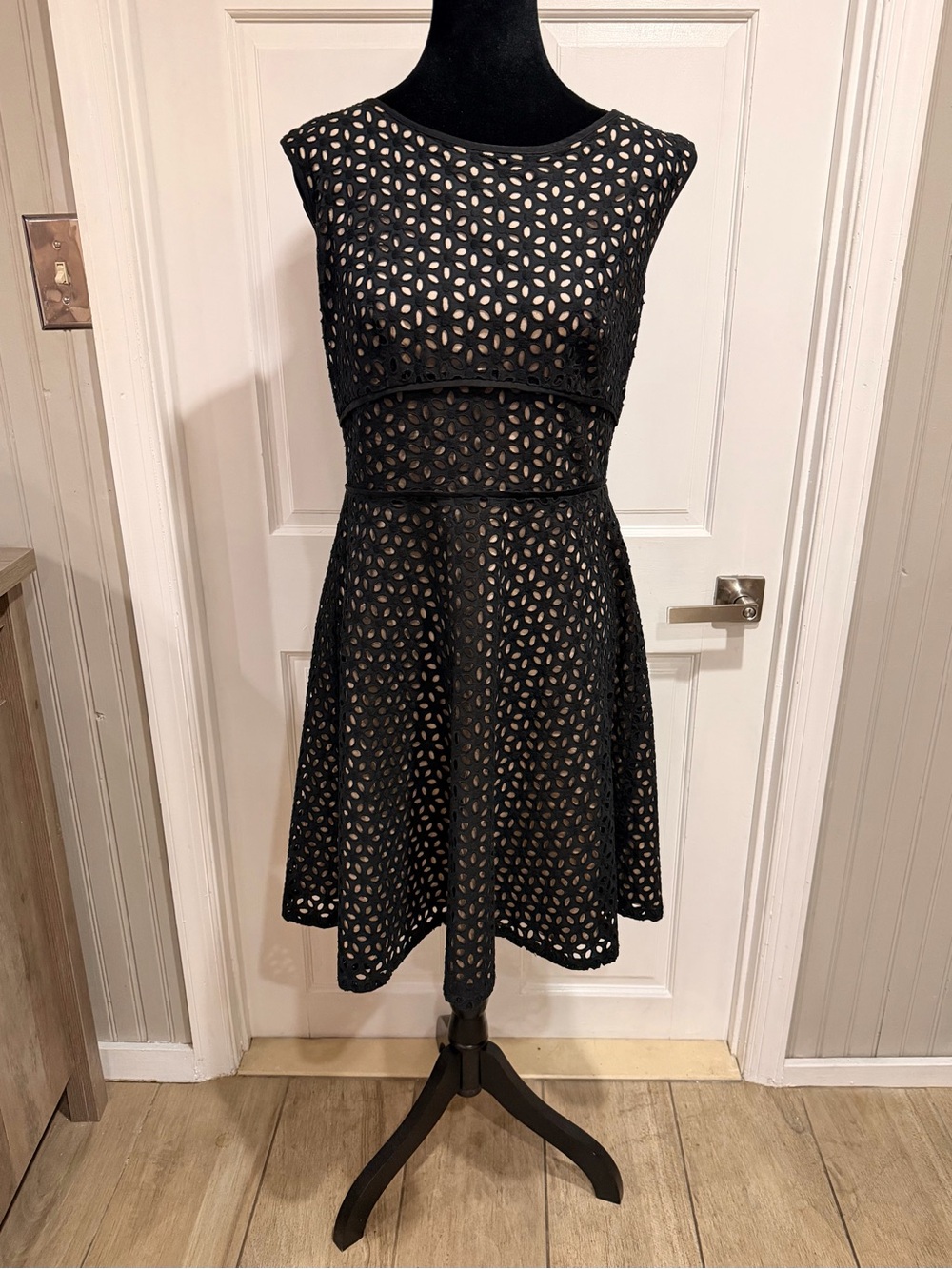 Loft A-Line Eyelet Dress